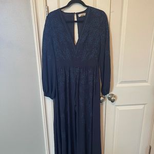 Navy Romper Style Dress